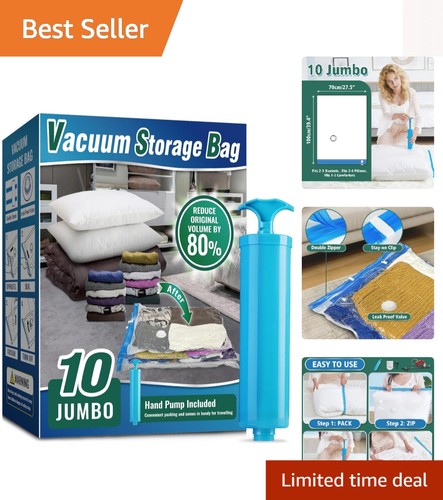Reusable vacuum storage - bags,