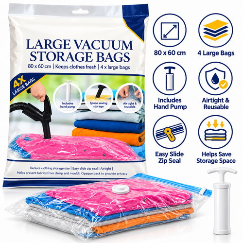 Vacuum storage bags pack - storage, 4