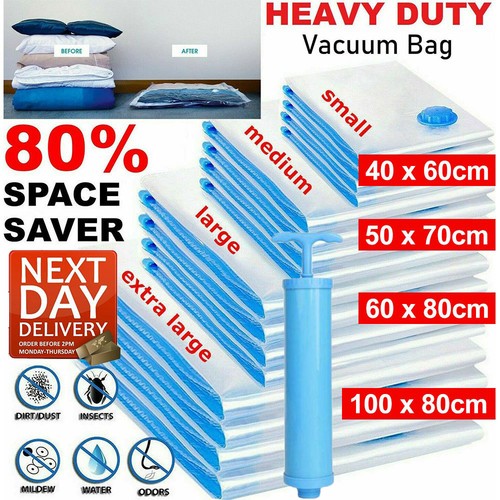 12x vacuum storage bags strong - storage,