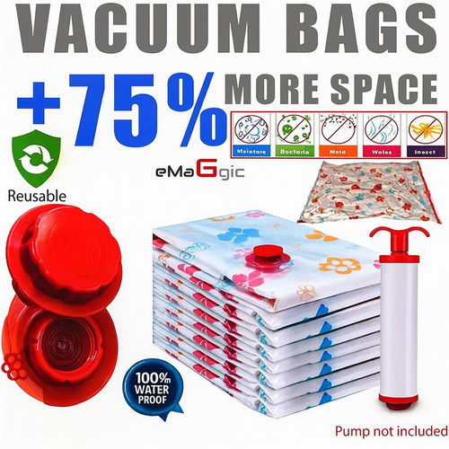 2pcs vacuum storage bags heavy - vacuum,
