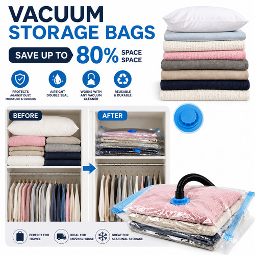 Vacuum storage bags space - storage,