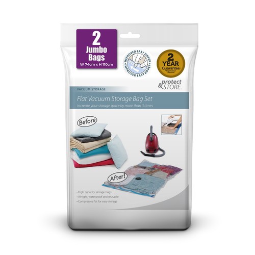 2pc jumbo flat - flat, storage