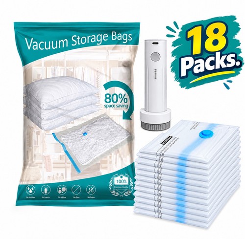 Pack vacuum storage bags - 18,